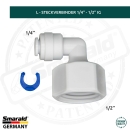 L -Fitting Adapter Connector 1/4 